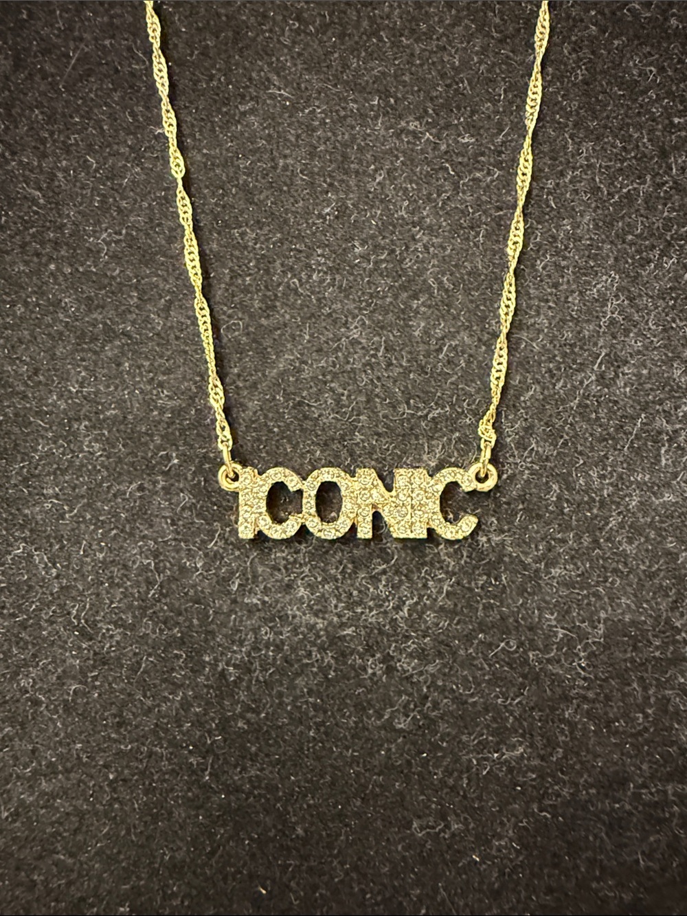 ICONIC Gold Pendant Necklace for Women